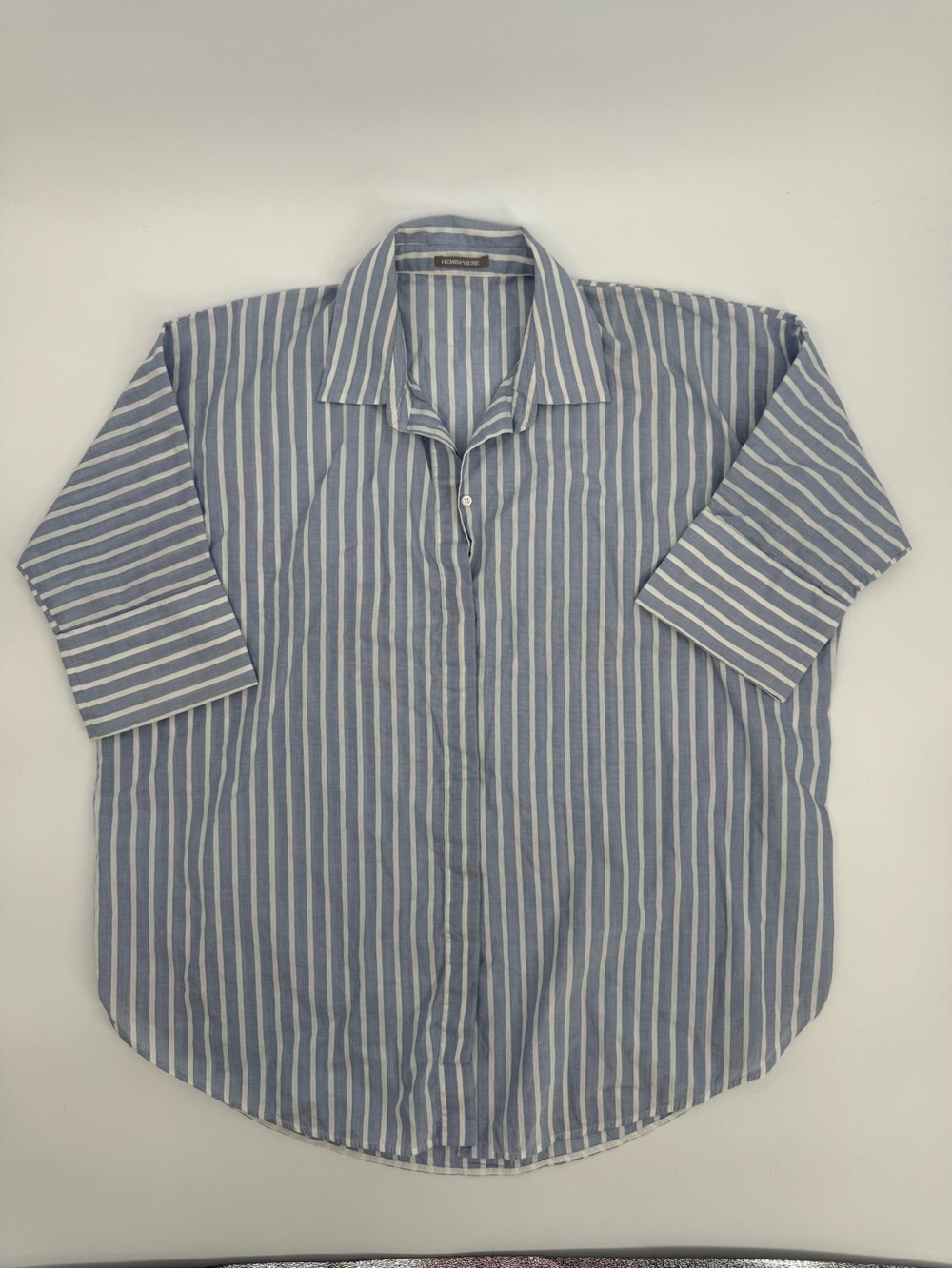 Hemisphere oversized button up